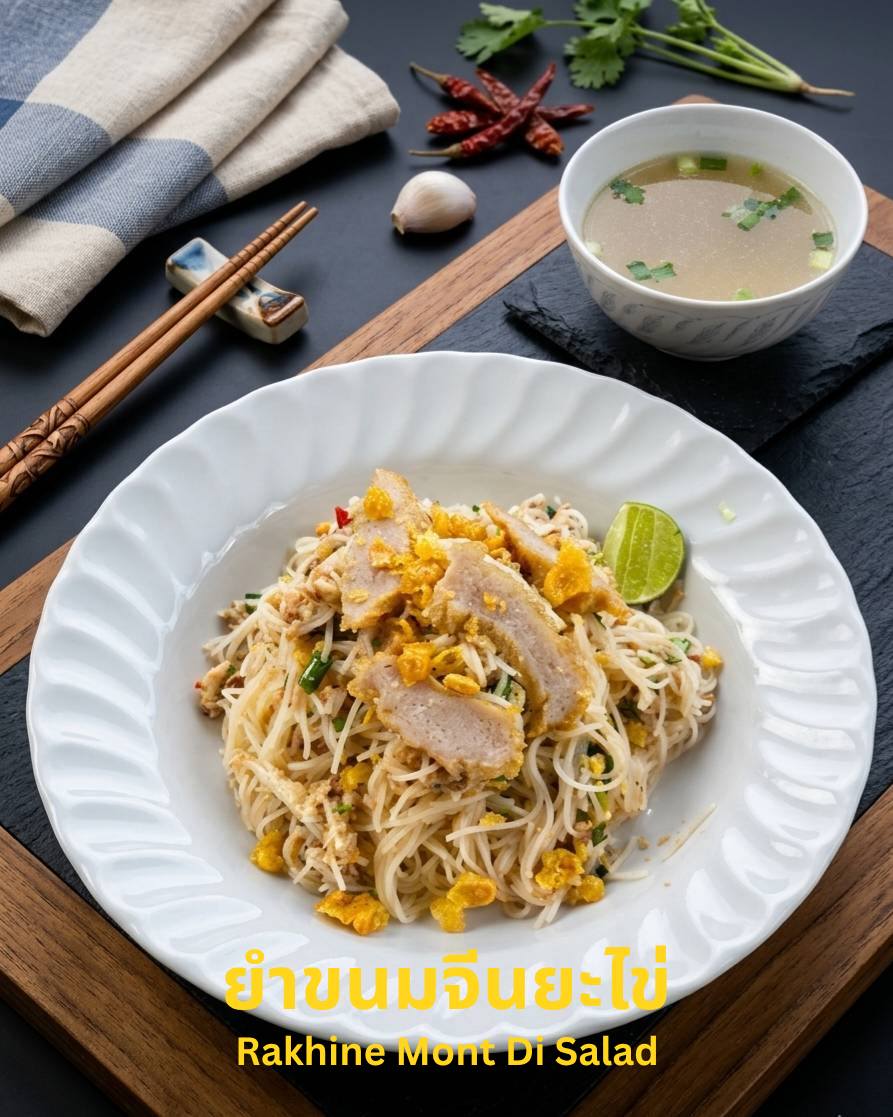 ยำขนมจีนยะไข่